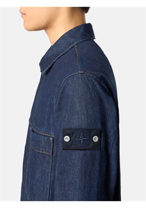 giacca indigo denim-rindes man blu STONE ISLAND | K2S15 Q100027 S00J7VJ201